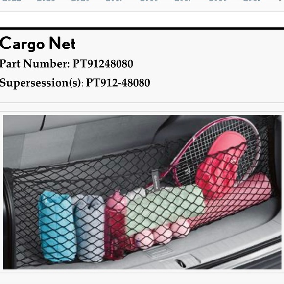 Trunk cargo net by Lexus - Picture 8 of 8